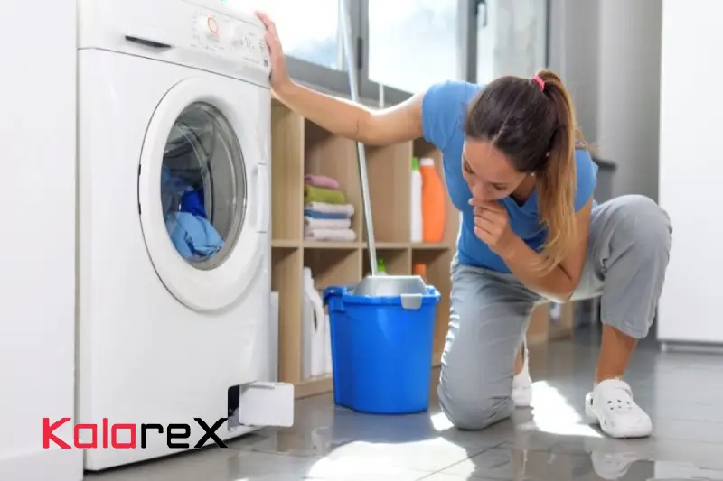 نشت آب از زیر ماشین لباسشویی