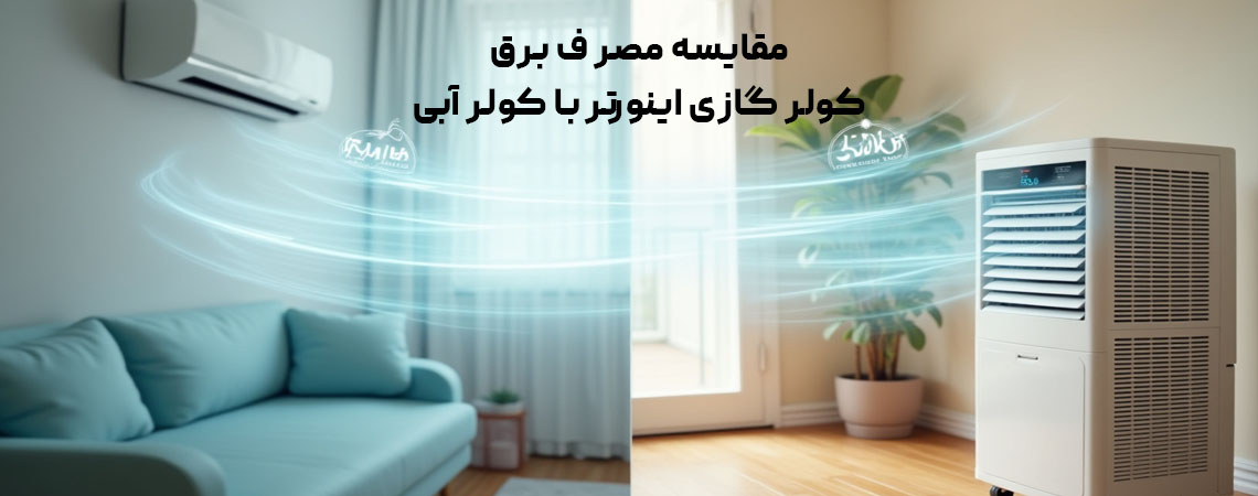 مقایسه مصرف برق کولر گازی اینورتر با کولر آبی3