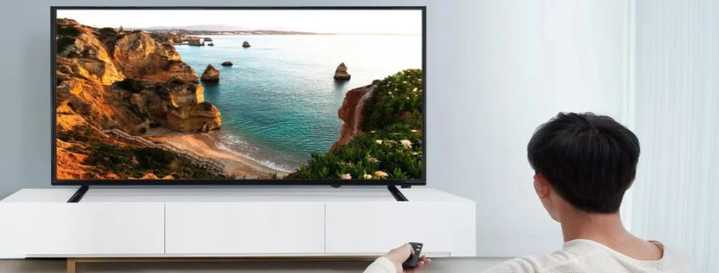 فاصله استاندارد تلویزیون از چشم