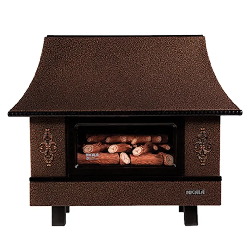 بخاری گازی شومینه ای نیک کالا 24000 مدل آذر MC24